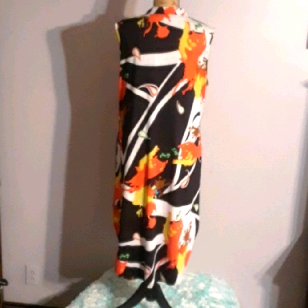 Hi/Low White Mark Dress - Picture 3 of 5